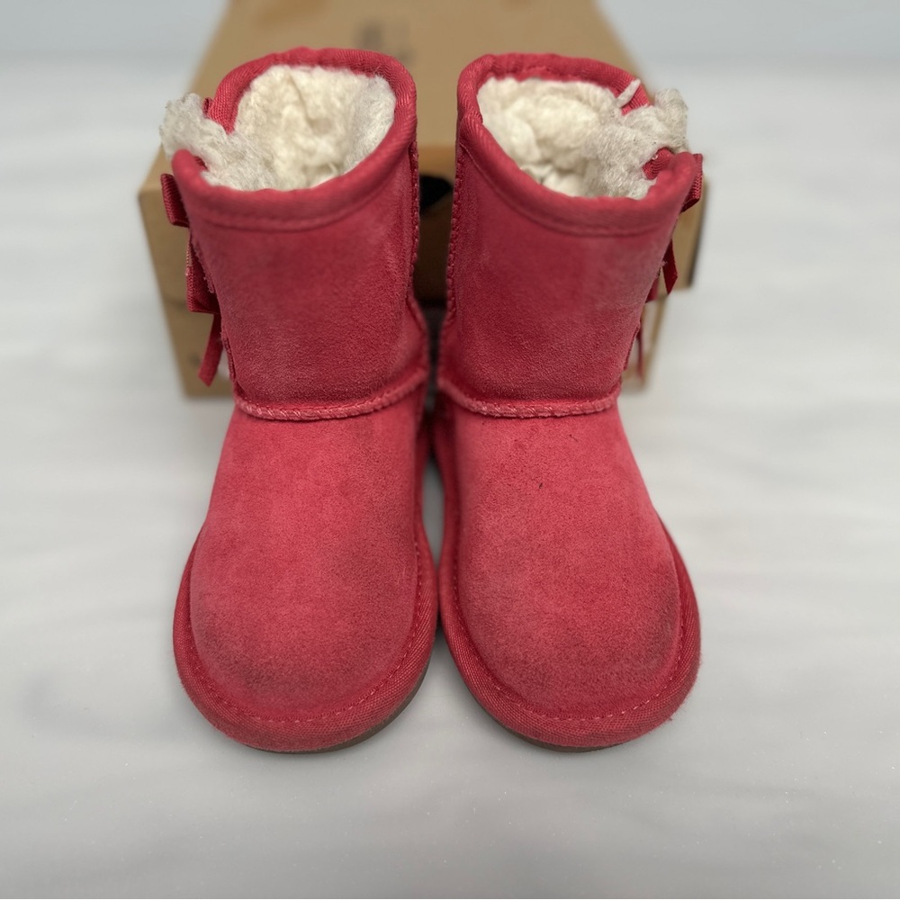 Koolaburra Kids T Victoria Short Boot - Pink - Picture 3 of 8